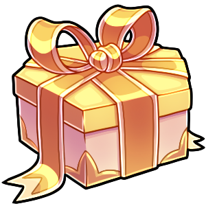 "Guilded gift box" item design